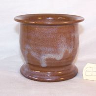 Studio Keramik Vase / Topf, signiert - EB * * *