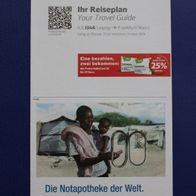 Reiseplan ICE 1546 von 2016 oder 2017 (IZB / Zugbegleiter)