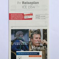 Reiseplan ICE 1554 von 2009 (IZB / Zugbegleiter)