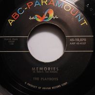 The Playboys Memories / You´re All I See (1959) Doo-wop 45 single 7" USA