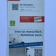 Reiseplan IC 2331 von 2013 (IZB / Zugbegleiter)