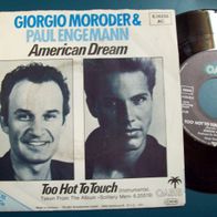 7" Giorgio Moroder - American Dream (feat Paul Engemann) -Singel 45er(D)