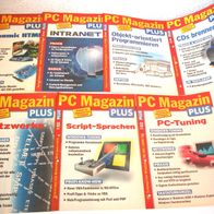 PC Magazin Plus - 7 Ausgaben aus 2001 - gut erhalten