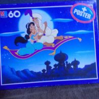 Puzzle Aladin mit 60 Teilen 29,5x24,0 cm gebraucht MB
