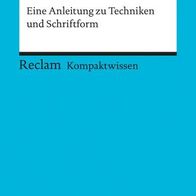 TB, Wissenschaftliches Arbeiten: Eine Anleitung zu Techniken und Schriftform