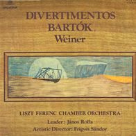 Bartok - Weiner: Divertimentos (1979) LP Hungaroton Rolla M-/ M-