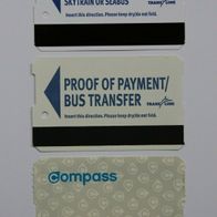 3 Fahrscheine aus Vancouver, Kanada (TransLink)
