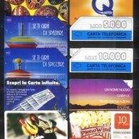 Italien - Schöner kleiner Telefonkartenposten mit 10 Karten - 2. Wahl