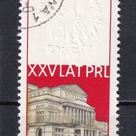 Polen, 1969, 25 J. Republik, 1 Briefm., gest., ungebr.