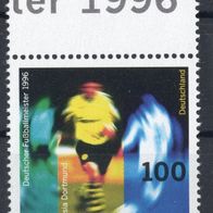 BUND BRD Deutschland 1994 Michelnummer 1879 postfrisch Borussia Dortmund Randstück