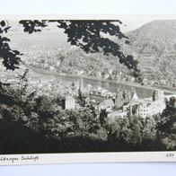 Ansichtskarte (s/ w) von Heidelberg: Heidelberger Schloß (1956)