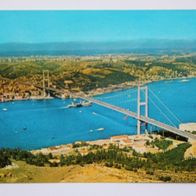 Ansichtskarte von Istanbul: Bosporus-Brücke (1974)