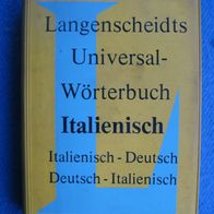 Langenscheidts Universal Wörterbuch Italienisch - Deutsch Deutsch - Italienisch , .