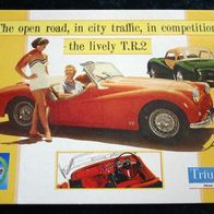 Oldtimer Triumph T.R.2 Classic Sports Cars British Rar Selten Auto Car Sammler