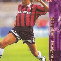 Bayer Leverkusen Panini Sat1 Fussball Trading Card 1996 Hans-Peter Lehnhoff Nr.58