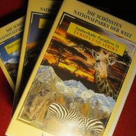 VHS Video Die schönsten Nationalparks der Welt 3 Kassetten