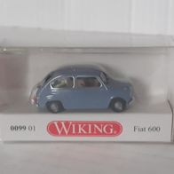 Wiking 1:87 Fiat 600 taubenblau in OVP 0099 01 (nur 2012)