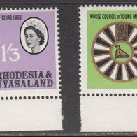 Rhodesien und Njassaland  50-51 ** #002723
