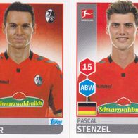 2x SC Freiburg Topps Sammelbilder 2009