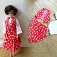 Barbie Best Buy Fashion Kleidung 3. teilig Rock Weste Bluse Vintage Ohne Puppe