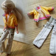Barbie Kleidung Outfit Jacke + Jeanshose für Peggy Skipper Ohne Puppe
