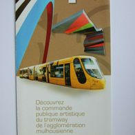 Mulhouse (Frankreich): "4 artises en ligne" (Broschüre über die Straßenbahn)
