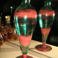 Eine Künstler Blumen Vase hauchdünn 20,5 cm Ø Unbenützt