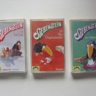 3 Kinder-Cassetten Siebenstein Nr. 6, 10 und 12.