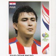 Panini Fussball WM 2006 Julio Cesar Enciso Paraguay Nr 123