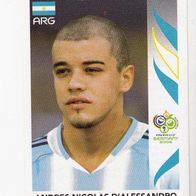 Panini Fussball WM 2006 Andres Nicolas D´Alessandro Argentina Nr 179