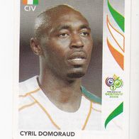 Panini Fussball WM 2006 Cyrill Domoraud Elfenbeinküste Nr 192