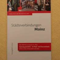 Städteverbindungen Mainz, gültig vom 12.06.2011 bis 10.12.2011