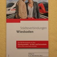 Städteverbindungen Wiesbaden, gültig vom 09.12.2012 bis 08.06.2013