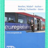 Aachener Verkehrsverbund: 1 Faltfahrplan der euregiobahn, gültig ab 09.12.2012