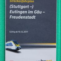 1 Streckenfahrplan aus Baden-Württemberg (bwegt), gültig ab 10.12.2017