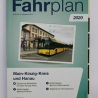 Fahrplanheft 9A des RMV (Rhein-Main-Verkehrsverbund), gültig ab 15.12.2019