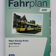 Fahrplanheft 9C des RMV (Rhein-Main-Verkehrsverbund), gültig ab 15.12.2019