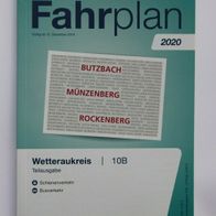 Fahrplanheft 10B des RMV (Rhein-Main-Verkehrsverbund), gültig ab 15.12.2019