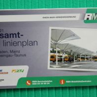 Rhein-Main-Verkehrsverbund (RMV): Gesamtlinienplan Wiesbaden, Mainz 2021