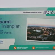Rhein-Main-Verkehrsverbund (RMV): Gesamtlinienplan Darmstadt-Dieburg 2020