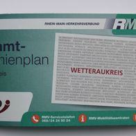 Rhein-Main-Verkehrsverbund (RMV): Gesamtlinienplan Wetteraukreis 2020