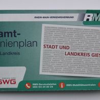 Rhein-Main-Verkehrsverbund (RMV): Gesamtlinienplan Stadt / Landkreis Gießen 2020