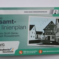 Rhein-Main-Verkehrsverbund (RMV): Gesamtlinienplan Landkreis Groß-Gerau 2020