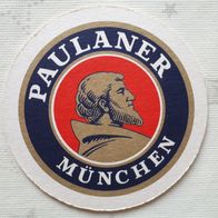 Bierdeckel Paulaner Brauerei Brauhaus München, Motiv Weißbier, Neu