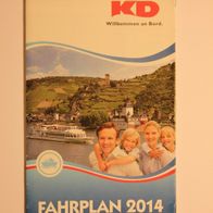 Köln-Düsseldorfer (KD): Fahrplan 2014