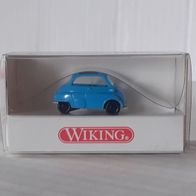 Wiking 1:87 BMW Isetta 4-Rad lichtblau Faltdach geschlossen in OVP 808 01 (1996)