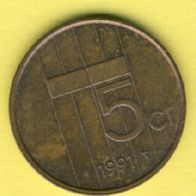 Niederlande 5 Cent 1991