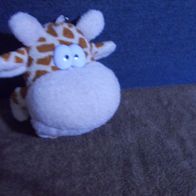 Stofftier Giraffe mit Schlüsselanhänger 18 cm gebraucht