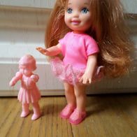Barbie Vintage Body-Höschen-(Tutu )mit Volant + Spielpüppchen Ohne Shelly Puppe