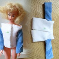 Barbie Oberteil Jacke Niki stoff 70er für Puppe Petra Plasty Ohne Puppe